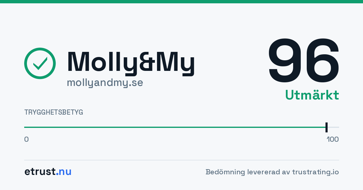 Molly&My (mollyandmy.se) — Verifierad webbutik · eTrust