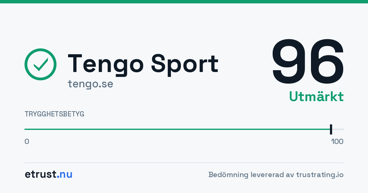 Tengo Sport (tengo.se) — Verifierad webbutik · eTrust